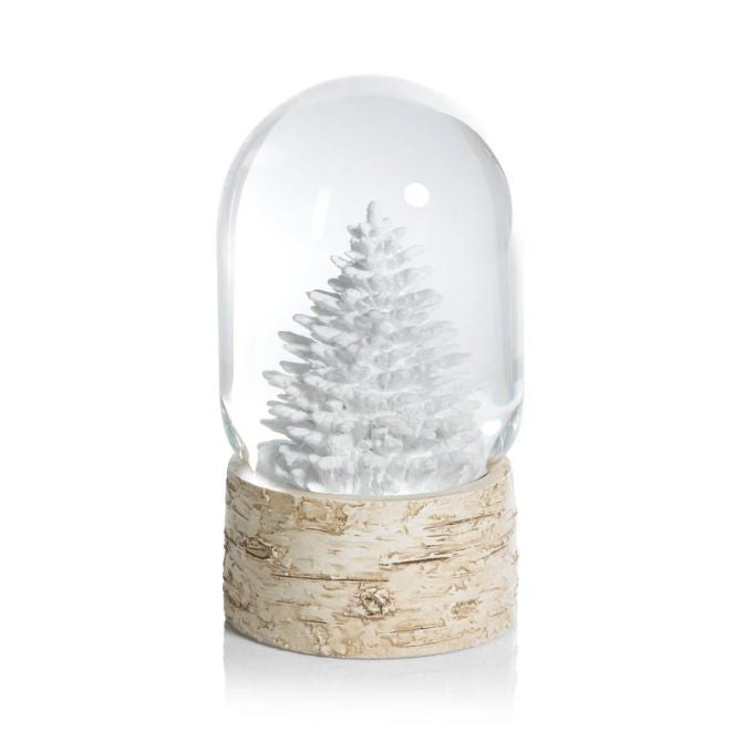Snow Globe on Birch