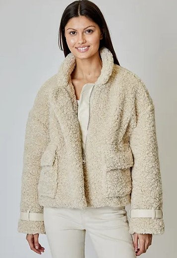 Fallon Faux Sherpa Jacket