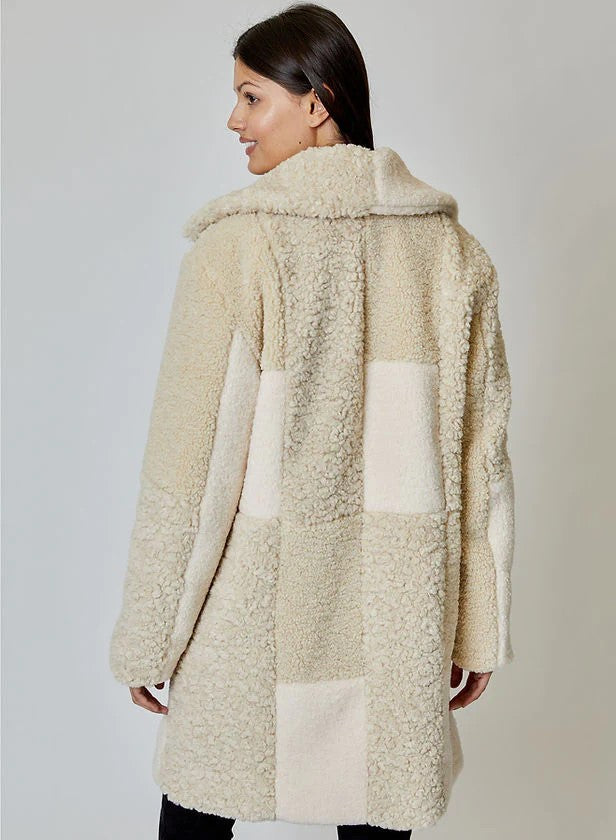 Remington Faux Sherpa Patchwork Jacket