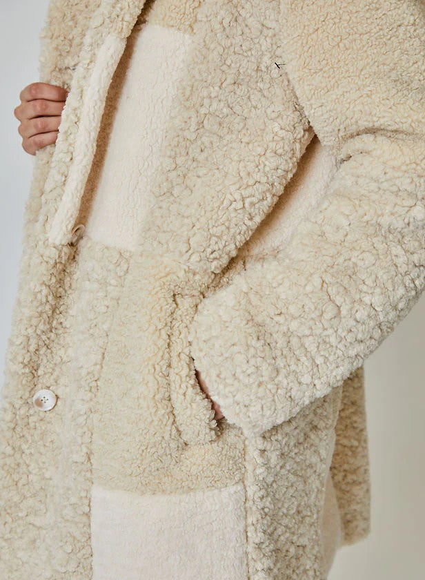 Remington Faux Sherpa Patchwork Jacket