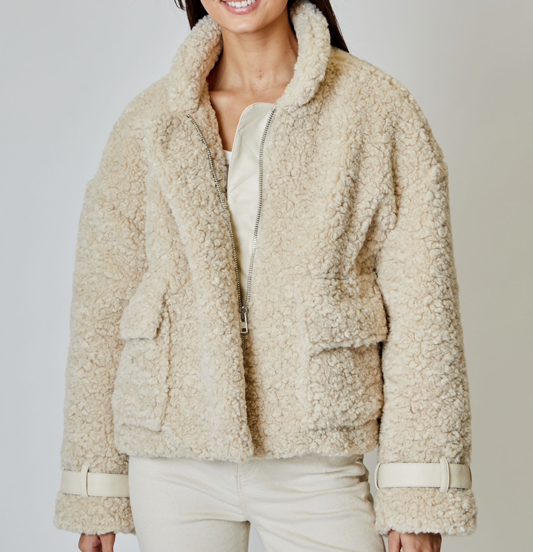 Fallon Faux Sherpa Jacket