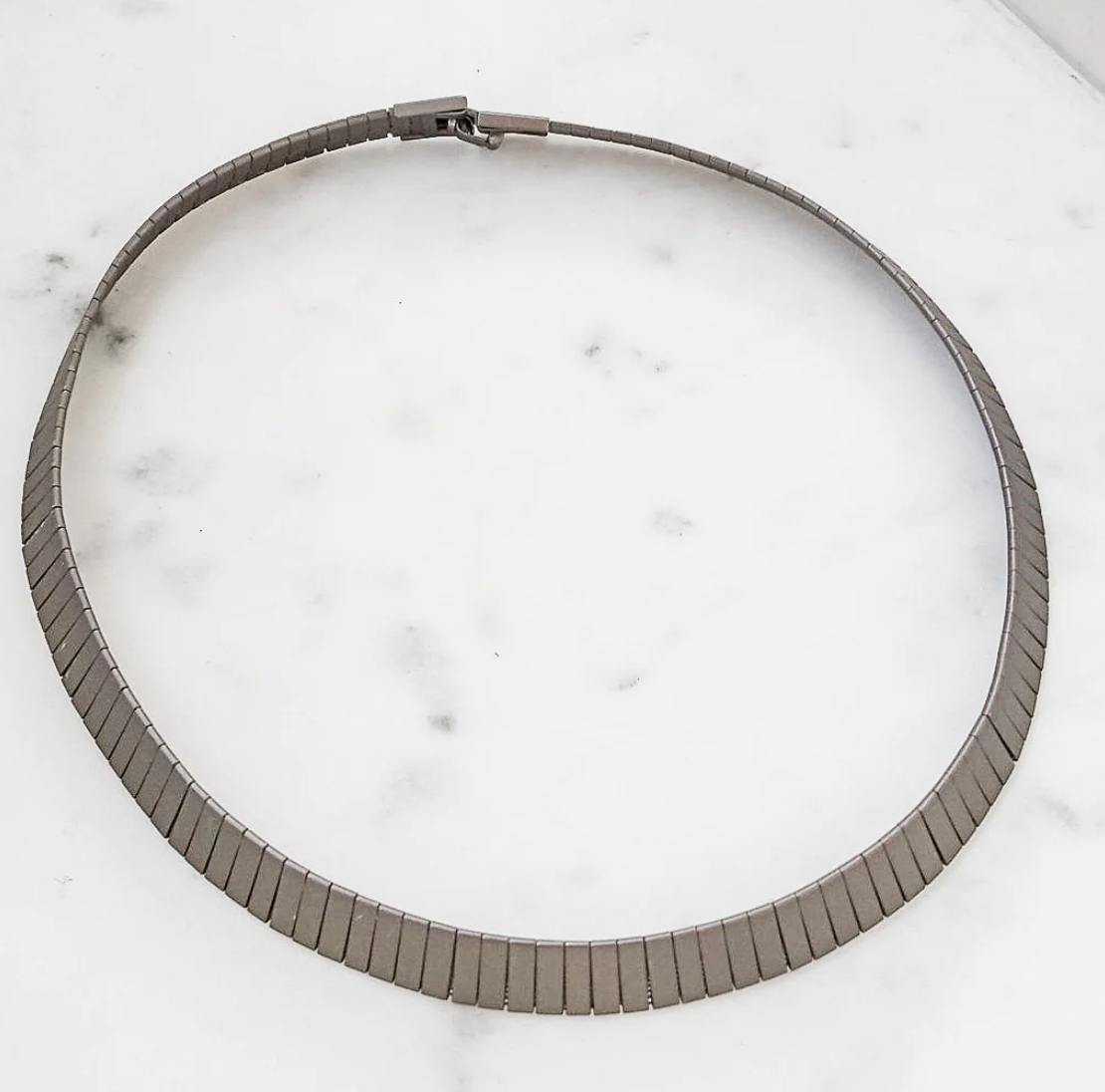 Piano tile Collar Necklace