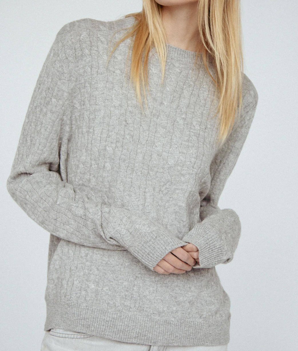 Braided Crewneck