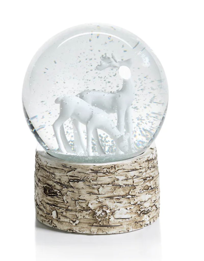Snow Globe on Birch