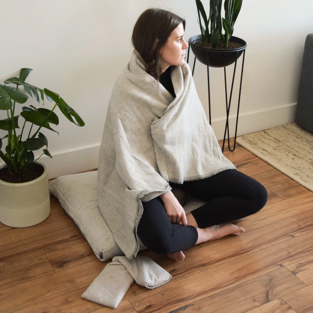 Classic Cotton Yoga Blanket