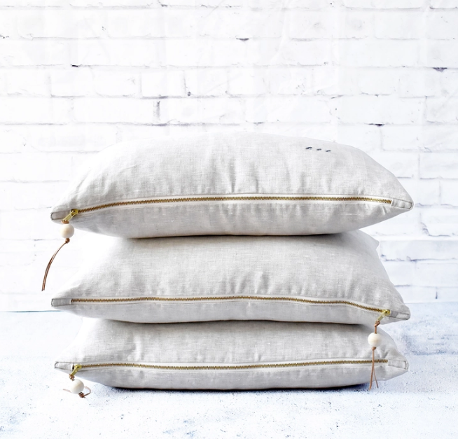 Lumbar Linen Pillow
