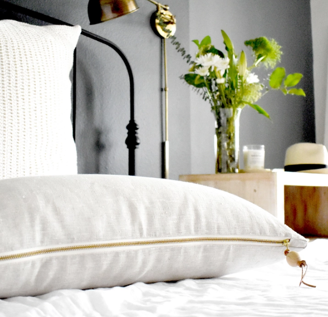 Lumbar Linen Pillow