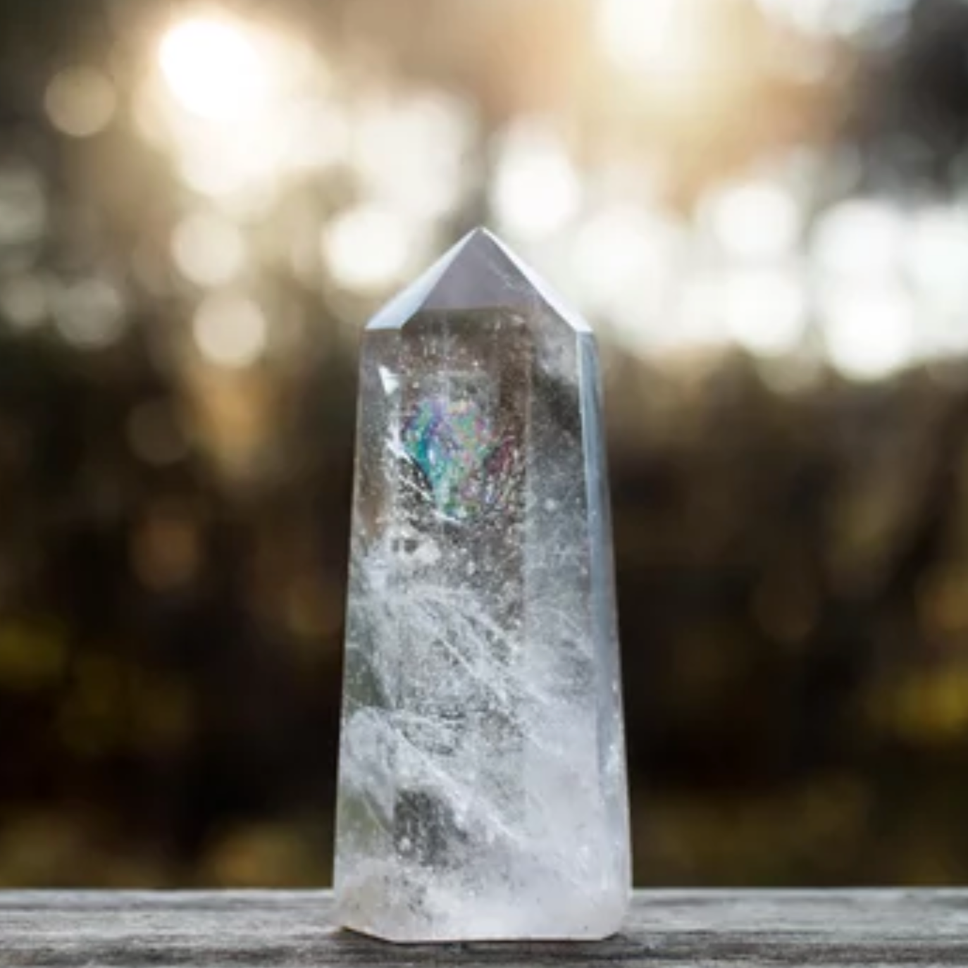 Clear Quartz Tower