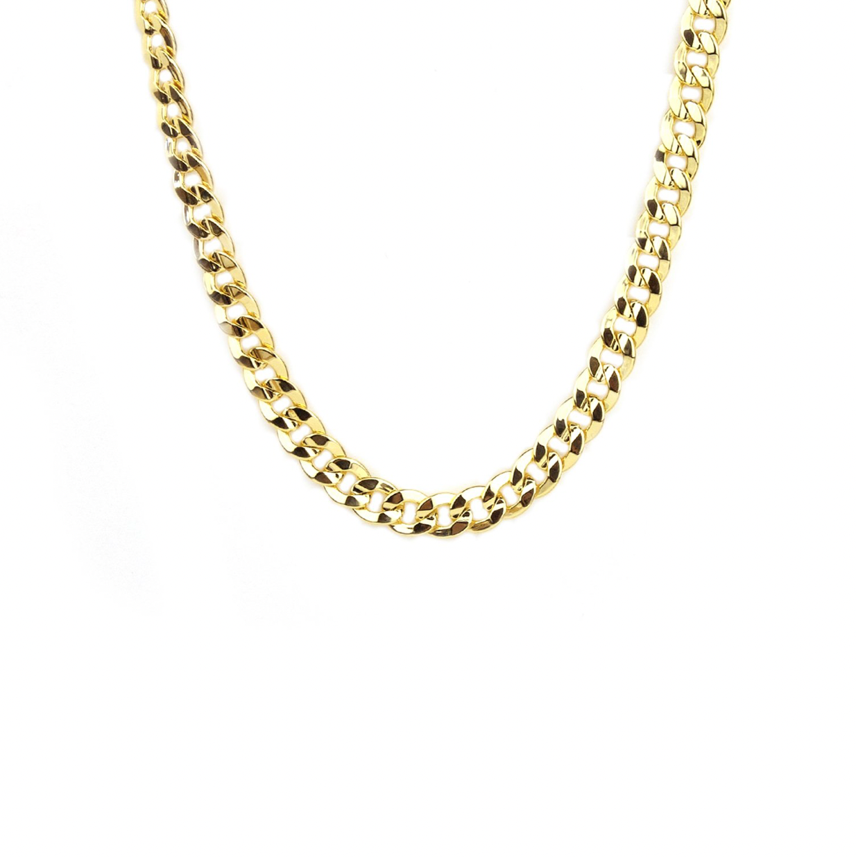 13" Wide Cuban Link Necklace