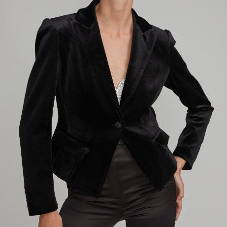 Velina Velvet Blazer