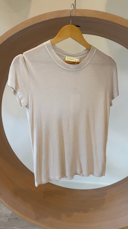 Stark X Cream Elevated Tee L.A. Crewneck