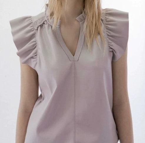 Kamilla Vegan Leather Top