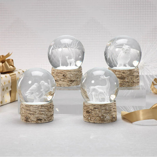 Snow Globe on Birch