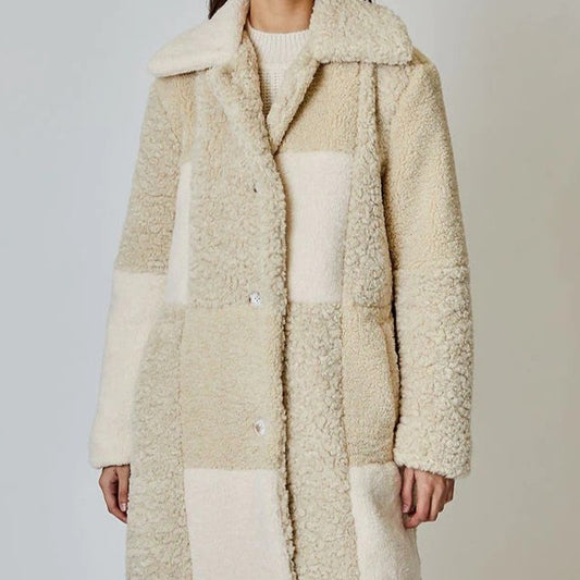 Remington Faux Sherpa Patchwork Jacket