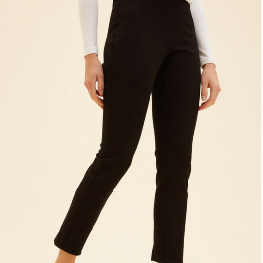 Ankle Slit black pant