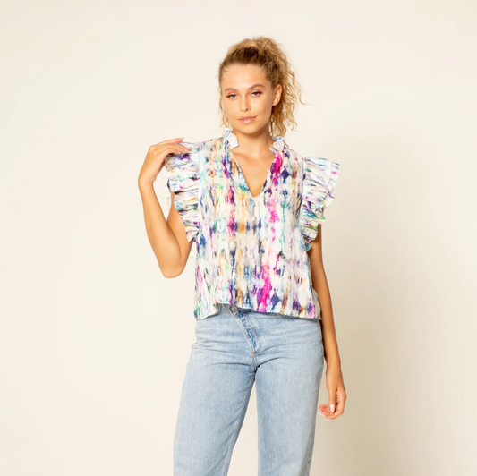 Sophia Ruffle Top