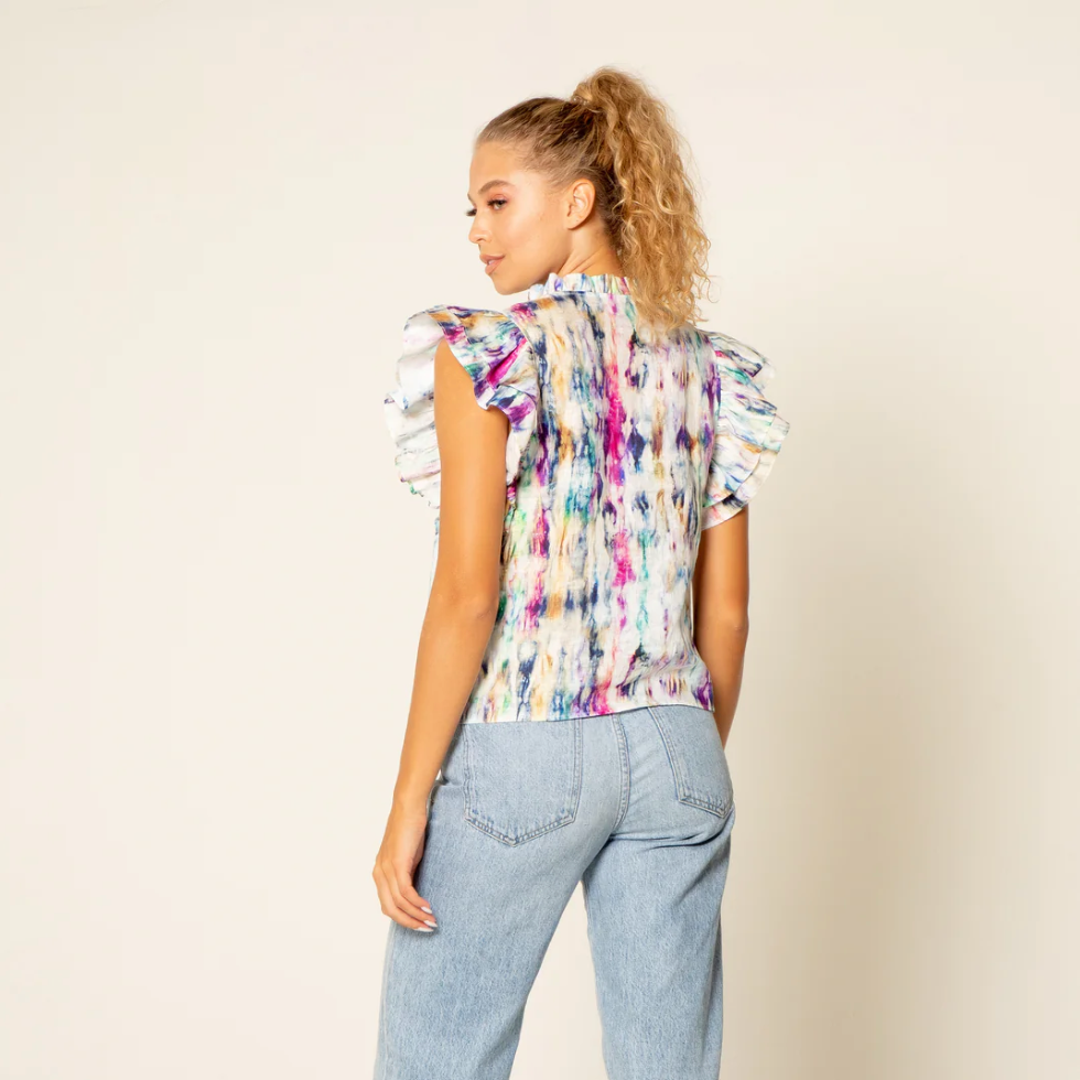 Sophia Ruffle Top