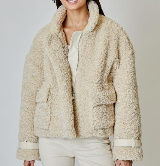 Fallon Faux Sherpa Jacket
