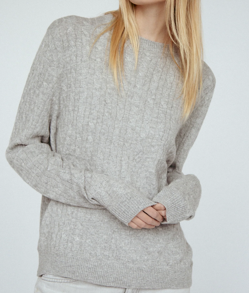 Braided Crewneck