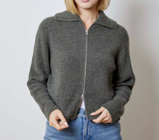 Double Zip Cardigan