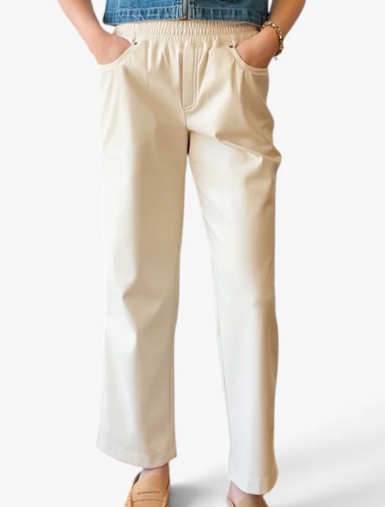 Melissa Nepton Faux Leather Gustave Pants