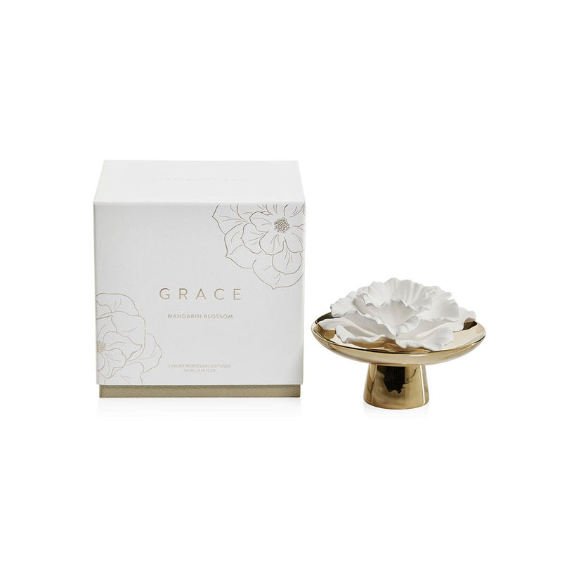 Grace Porcelain Diffuser - Mandarin Blossom