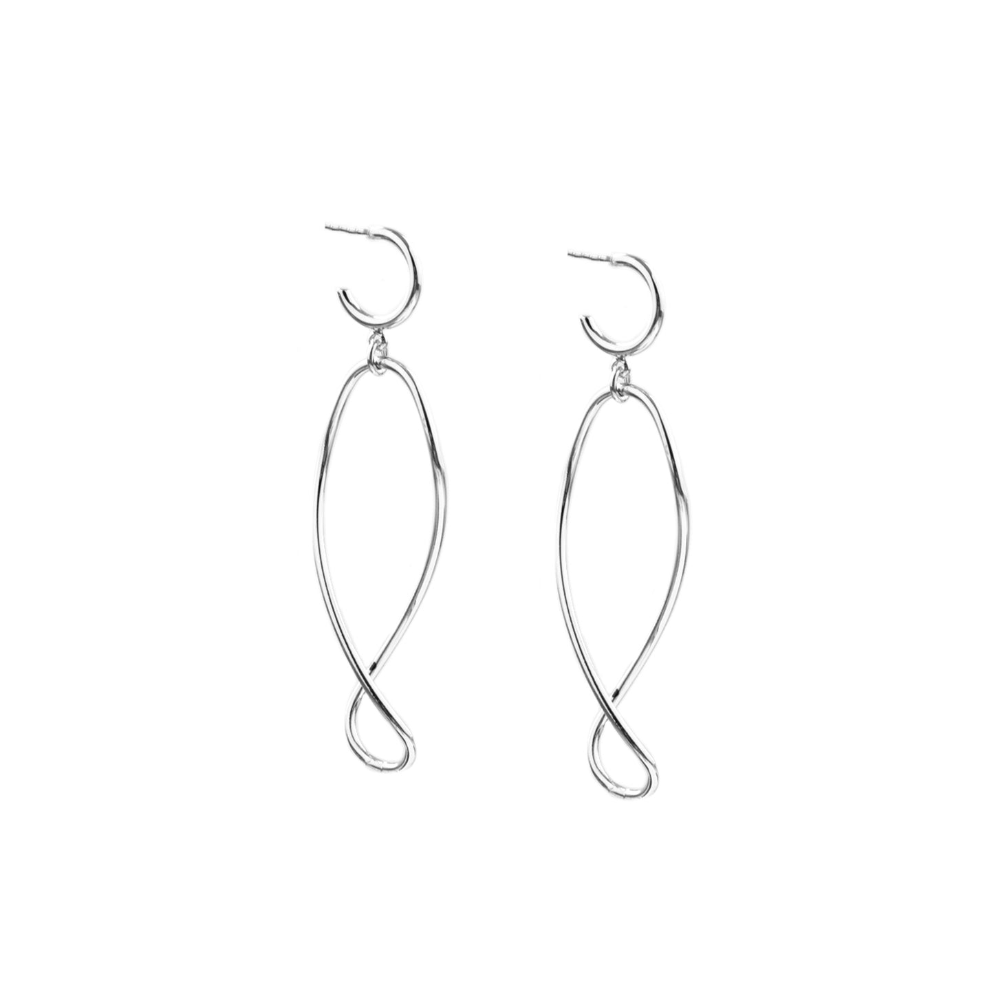Infinity Hoop Earrings