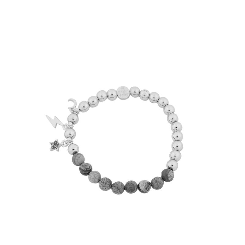 moon/bolt/star charm bracelet