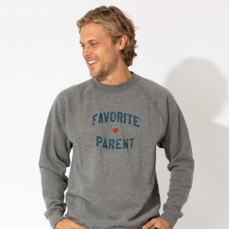 Favorite Parent Unisex Grey Sweatshirt