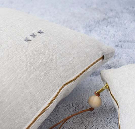 Lumbar Linen Pillow