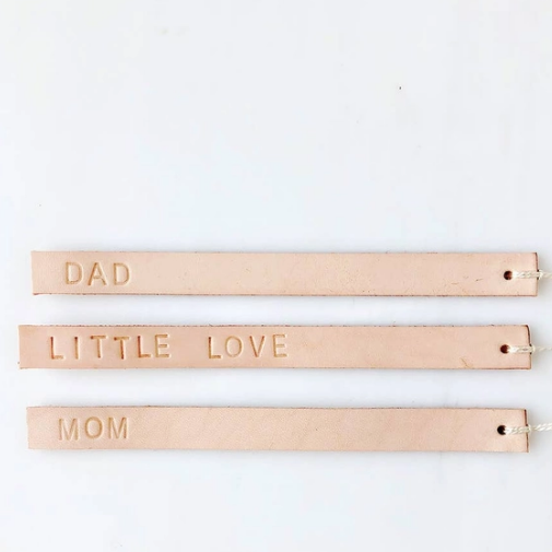 Personalized Leather Tags