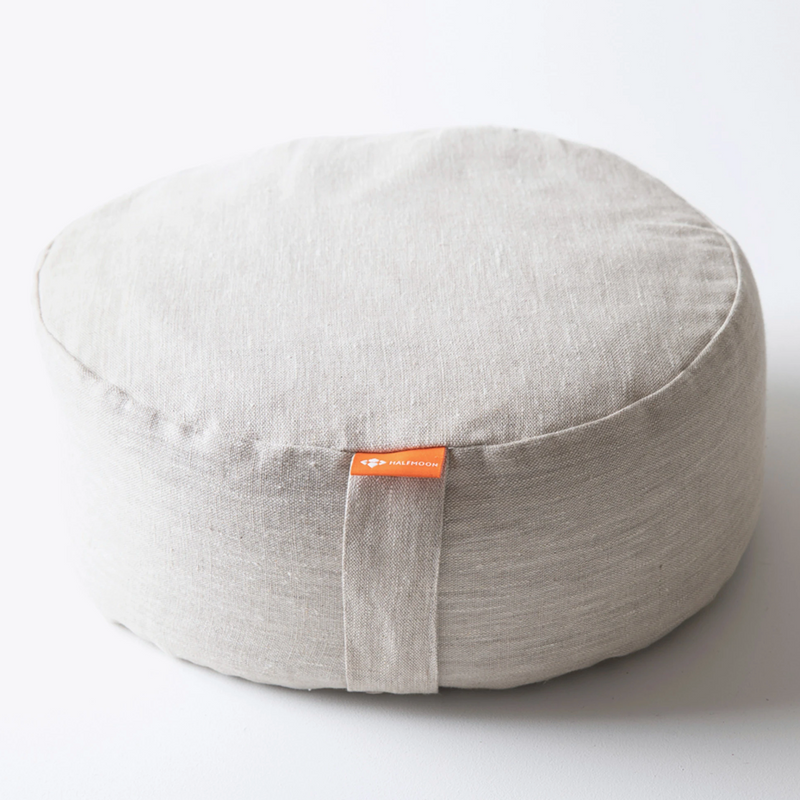 Natural Linen Mod Meditation Cushion