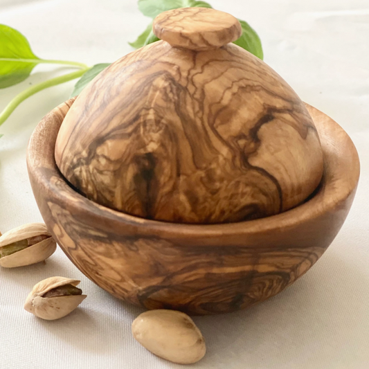 Olive Wood Covered Bowl