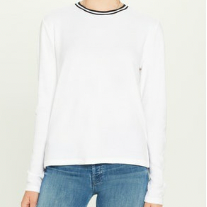 Fine Terry Ringer long sleeve tee