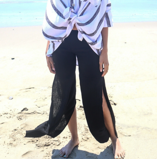 Side Slit Cotton Pant
