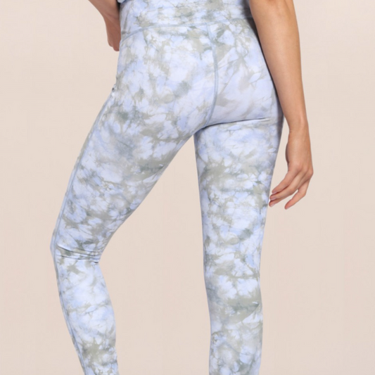 Ocean Tie-Dye High-Rise Leggings