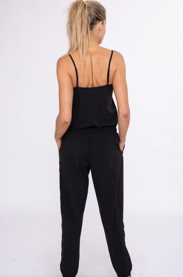 Solid Essential Sleeveless Jumpsuit